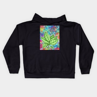 Psychedelic Plant 2 Kids Hoodie